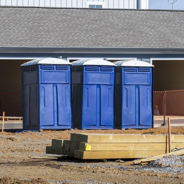 Heavy-duty construction site porta potty in Yuma, Arizona